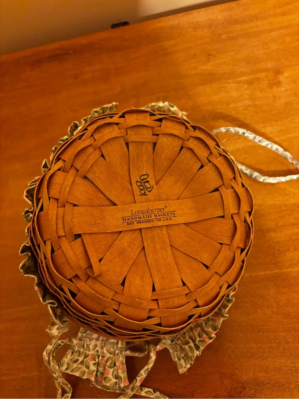 Longaberger 6 1/2” Small Round Basket